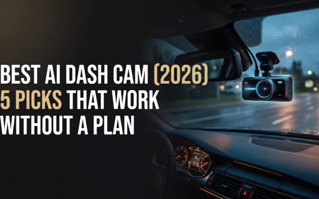 Five AI dash cam picks for 2026 that offer smart features without requiring a subscription plan