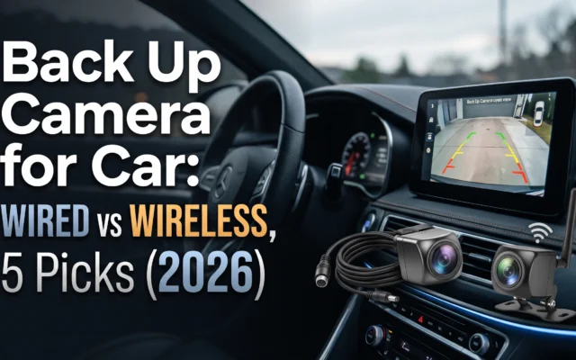 Five car backup camera picks for 2026 comparing wired and wireless systems