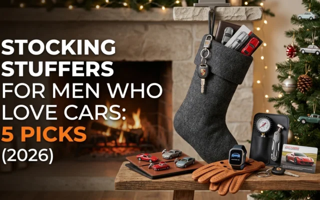 Stocking stuffers for men who love cars, including car detailing accessories and practical automotive gifts for 2026