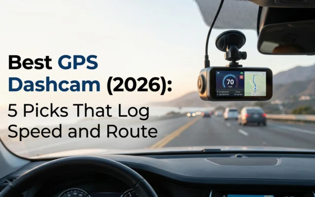 Five GPS dash cam picks for 2026 that record vehicle speed and route information